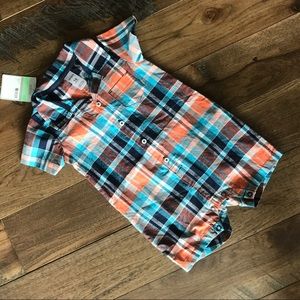 NWT Button Up One Piece 18 MO